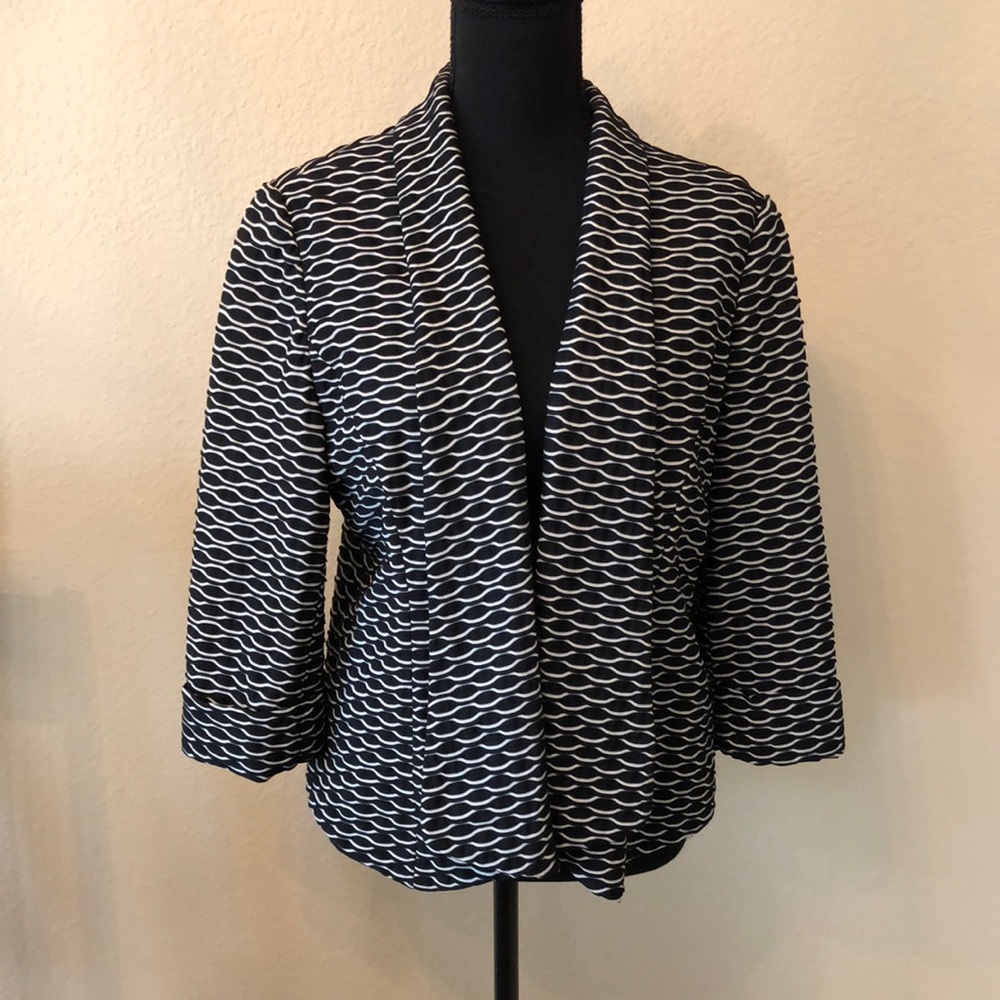 Kasper Open Front Lined Jacket  BLACK FRIDAY SPECIAL